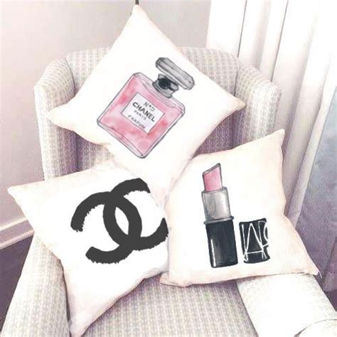 chanel pin pillow